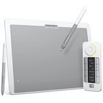 Xencelabs Pen Tablet Medium Bundle SE Professional 12" Wireless Graphic Tablet with Quick Keys Ultrathin Drawing Tablet with 2 Battery-Free Pens 8192 Pressure for Windows-ARM/Windows/Mac/Linux