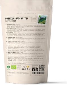 NaturaleBio Organic Matcha Green Tea Powder, 100g