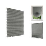 Temporary Blinds for Windows,No Drill Blinds Stick on Curtains Blinds for Bedroom Kitchen Bathroom Windows,Light Filtering Privacy Protection,Easy to Cut and Install with 2 Clips