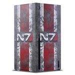 Head Case Designs Officially Licensed EA Bioware Mass Effect N7 Logo Distressed Graphics Game Console Wrap Case Cover Compatible With Xbox Series X