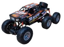 Super Grills Large Upgraded Radio Controlled Cars - Remote Control Car for Adults and Boys, Off Road Monster Truck, 2.4Ghz 4WD Rock Crawler - All Terrain Remote Control Car 6 wheelers RC