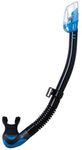 Tusa Hyperdry Elite II 2 Fishtail Blue/Black SP-0101 - Dry Diving Snorkel - Adults