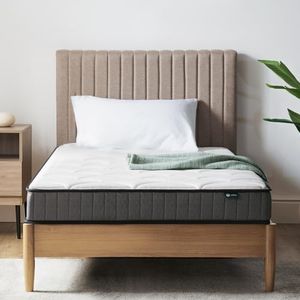 Zinus Colchón Híbrido Tight Top - Colchón 90x190 cm – Altura 15 cm – Muelles Ensacados y Espuma Viscoelástica – Colchón de Alta Transpirabilidad – óptimo para un Sueño Reparador