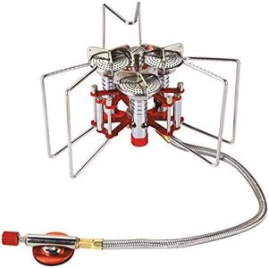 Bulin 5800W Ultralight Windproof Camping Gas Stove, Portable Small Mini Backpacking Hiking Stove Burner, Lightweight Outdoor Backpacking Stove Propane Butane, Heavy Duty Support Up to 25KG