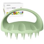 Ithyes 38 Finger Enlarged Scalp Massager Hair Growth,Head Massager,Silicone Scalp Brush Shampoo Brush for Hair Care,Scalp Scrubber,Hair Brush Wet Dry,Scalp Exfoliator for Men Women Pets (Light Green)