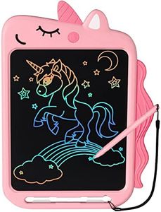 Girls Toys for 2 3 4 5 6 7 Year Old Boys Girls, NOBES LCD Writing Tablet 10inch Unicorn Doodle Board, Unicorn Gifts for Girls Drawing Pad, Unicorn Toys Boy Girl Birthday Age 3-8(Pink)