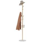 RRG Coat Rack Freestanding, Metal Coat Tree with Heavy Base Welded Coat Hooks Coat Stand for Entryway, Hall, Bedroom, Corner, Office 67” (Gold)