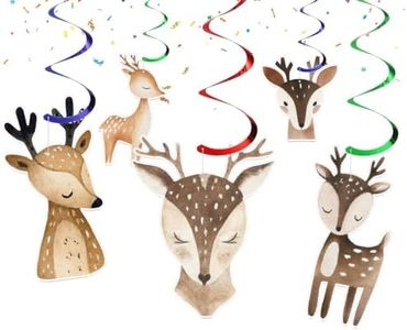 Deer Streamers - Enchanting Deer-Themed Party Decorations for a Whimsical Celebration