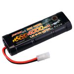 NASTIMA 7.2V 4000mAh 6-Cell NIMH Hump Battery Pack Compatible with Tamiya Connector for RC Cars, RC Truck and RC Boat