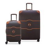 DELSEY PARIS Chatelet Air 2.0 Hardside Luggage with Spinner Wheels, Chocolate Brown, 2 Piece Set 20/28, Chatelet Air 2.0 Hardside Luggage with Spinner Wheels