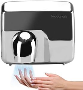 Modundry Hand Dryer Wall Mounted Automatic Electric Heavy Duty Stainless Steel Bathroom Commercial Hand Dryers