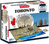 4D Cityscape CTY-4D105 4D Toronto Cityscape Time Puzzle, Multicolor, One Size (5511564)