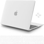 iCasso for MacBook Air 13 Inch Case 2018 2019 2020 Release A2337 M1/A1932/A2179 (New for MacBook air A2337M1/ A1932/A2179, Clear)