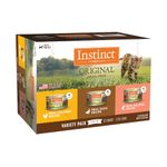 Instinct Original Grain Free Recipe Variety Pack Natural Wet Canned Cat Food by Nature's Variety, 3 oz. Cans (Pack of 12)