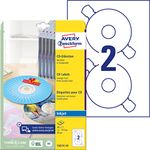 Avery CD/DVD Labels, Inkjet Ø 117 C6074 wt/pk 40 - printer labels (Inkjet Ø 117 C6074 wt/pk 40, Inkjet, White, Ø 117)