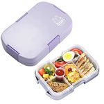 hombrima Kids Lunch Box, Bento Boxes Food Storage Container with 6 Compartments for Children Adult Work School, Suitable for Microwave