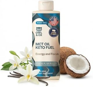 MCT Oil Blend – Vanilla | Keto-Friendly Liquid for Energy & Focus | Dairy-Free, Sugar-Free, Gluten-Free, Vegan | 30 Servings