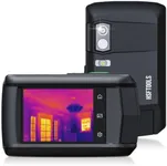 HSFTOOLS P2W Wi-Fi Thermal Camera with 8MP Visual Camera, 3.5" Touch Screen, 640x480 Super Resolution Thermal Imaging Camera, Intelligent Scene Detection, 256x192 IR Resolution, Video Recording