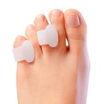 Sumiwish 10 Pack Little Toe Separators, Silicone Toe Spacers for Overlapping Toe, Curled Pinky Toe Correct and Protect