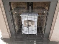 STOVE WARRIOR Stove Guard Nursery FireGuard Pet Guard, Child guard, Safety Barrier for Stove Protection, Unique DOOR at front for easy access, new 2025 DESIGN - 80x70x50cm