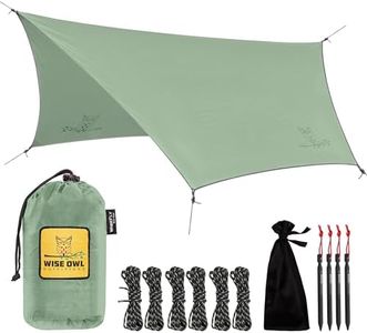 Wise Owl Outfitters Rain Tarp; Sage