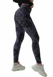 High Waist Womens Leggings - Active Workout Leggings - Tummy Control Soft Ankle Length Leggings for Women(XXL, Black Skulls)