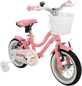 Actionbikes Motors Starlight vélo pour Enfants | 12 Pouces / 16 Pouces / 20 Pouces - Freins V-Brake - Garde-Boue Avant et arrière - Vélo pour Filles et garçons (12 Pouces)