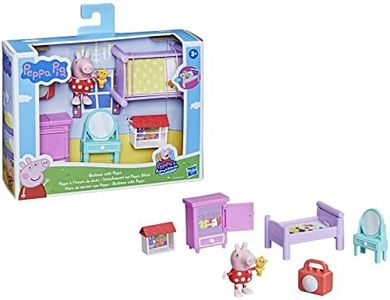 Peppa Pig Peppa's Adventures Bedtime with Peppa Accessory Set Preschool Toy, Peppa Pig Figure and 5 Accessories, for Ages 3 and up, Multicolor