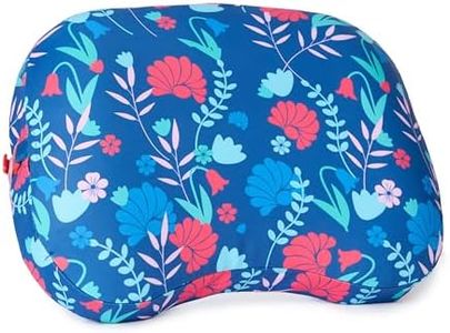 Ballast Beach Pillow – Comfy, Durable & Compact, Stays Put on Windy Beaches with Patented Sand Pouch, Inflatable Pillow for Beaches, Pools, Camping, Festivals and Travel (Coastal Floral)
