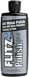 Flitz LQ 04535 Green Metal, Plastic and Fiberglass Polish Liquid, 3.4 oz. Bottle