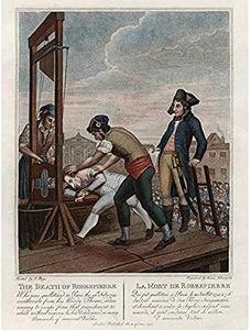 Execution Robespierre Guillotine French Revolution Unframed Wall Art Print Poster Home Decor Premium