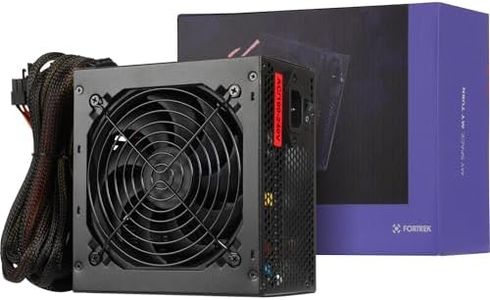 Fortrek 500W ATX Computer Power Supply PSU Gaming Pro Black Hawk 80 Plus Bronze, High Performance Gaming Power Supply Support, Quiet Operating