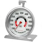 (Large Oven Thermometer) - Large 8.9cm Dial Oven Thermometer with Extra Large Hanger & Base Plate - Safety Leave-in Oven,NSF certificated,Easy to Read Large Scale Number, No Fading Colour for Long