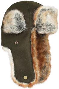 Stormy Kromer The Northwoods Trapper Hat, Olive, Size Large (7 ⅜–7 ½)