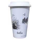 Shooting Hobby Travel Mug Personalised - Gift for Hunting Lover - Personalised Hunt Thermal Ceramic Insulated Travel Mug