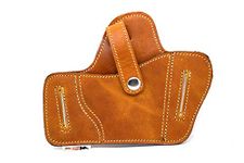 GunAlly IOF Pistol, Walther,CZ. or .32 Bore Similar Size Pistol OWB Leather Holster