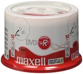 Maxell 275701 - 50 x DVD-R - 4.7 GB (120min) 16x - white - printable surface - spindle - storage media