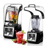 AGARO Imperial Professional Blender, Low Noise, 2200W Powerful Copper Motor, 2.5L Capacity, 6 Pre-set With Pulse, Adjustable Speed & Timer, Stainless Blades, Blending, Shakes, Smoothies