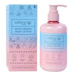 Natural Vibes Moisturising Body Lotion for Intense Hydration | Nourishing | Soft Glowing Skin | Repair Dry Skin | 300 ml | For Men & Women | All Skin Types