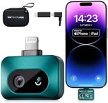 TS1 Thermal Camera for iPhone, Thermal Imaging Camera 512x384 Super Resolution, Infrared Thermal Camera, 25Hz Refresh Rate, -4°F to 1022°F Temp, Compatible with iPhone & iPad (Green)