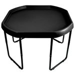 simpa Children's Large 100cm Plastic Sand & Water Pit Toys Mixing Play Tray BLACK with Height Adjustable Stand.