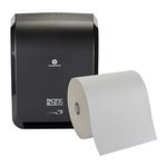 Pacific Blue Ultra Automated Paper Towel Dispenser Starter Kit by GP PRO (Georgia-Pacific), 59535, [Contains 1 Black Automated Paper Towel Dispenser (59590) and 1 White Roll Paper Towel (26491)]