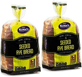 Rye Bread with Seeds -2 Pack-16 oz Per Loaf | Delicious Sandwich Bread | Kosher Bread | Fresh Bread | Dairy & Nut Free | Stern’s Bakery