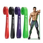 LEEKEY Resistance Bands, Exercise Bands Pull Up Assist Bands - Workout Bands Set - Mobility Band Powerlifting Bands for Men and Women Fitness Training, Physical Therapy,Home Workouts