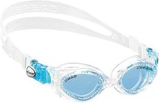 Cressi Crab Swim Goggles (Clear/Blue Lens)