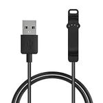 kwmobile USB Cable Charger Compatible with Polar Unite Cable - Charging Cord for Smart Watch - Black