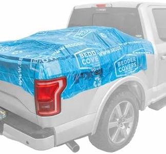 Bedder Covers – Temporary Truck Bed Cover for Hauling Large Loads – Use When Your Tonneau Cover Won’t Fit – Waterproof, Self-Adhesive, Removes Clean