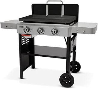 Weber 28" Gas Griddle, 3 Burner, Black