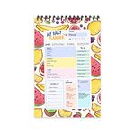 ESCAPER Fruits Theme Daily Planner : Stay Organized and Inspired with A5-Sized (80 Days Plan) Planner - Perfect for Kids, Students & Creatives