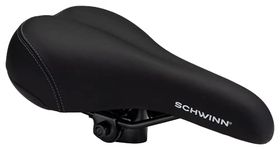 Schwinn Comfort Sport Bike Seat, Foam PU, Fits Most Adult Bikes